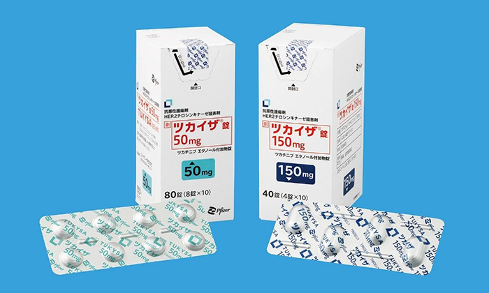 「ツカイザ®錠50 mg及び150 mg」の製剤写真